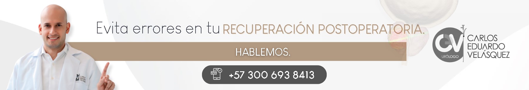 cirugía de la próstata recuperación- Dr. Carlos Velásquez- Urólogo en Medellín