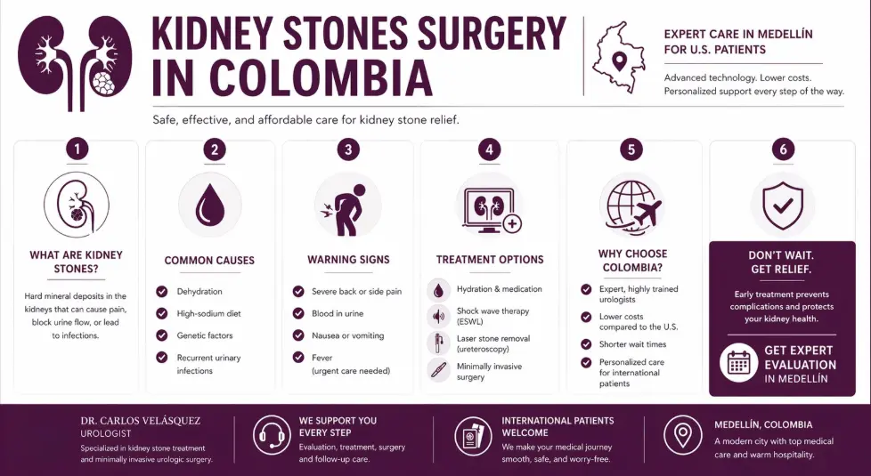 Kidney Stones Surgery in Medellín-Dr. Carlos Velásquez