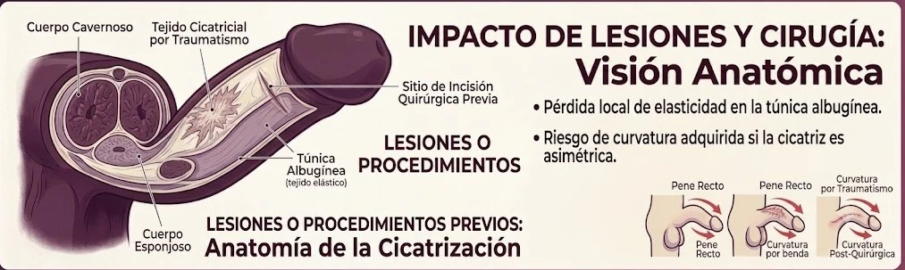 Cómo corregir la curvatura peneana causada por la enfermedad de Peyronie - lesiones o procedimientos previos - Dr Carlos Velasquez (1)