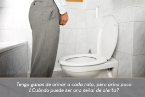 Tengo ganas de orinar a cada rato, pero orino poco Cuándo puede ser una señal de alerta - Dr. Carlos Velasquez