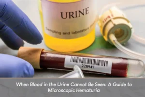 blood in urine microscopic-Dr. Carlos Velásquez- Urologist in Medellín
